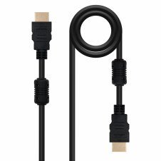 Nanocable Cable HDMI tipo A (Estándar) V1.4 (ALTA VELOCIDAD / HEC) CON FERRITA 3 m Negro