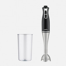 Batidora De Mano Nyasa 650w Dc Negro 2vel C/vaso Cuchilla Ac.inox.velocidad Ajustable,desmont.ergonomico 38x6,5x6,5cm