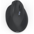 Ratón inalámbrico Hama EWM-500R, óptico, ergonómico, mano derecha, 1800 DPi, negro
