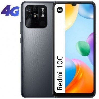 Smartphone Xiaomi Redmi 10C NFC 4GB/ 64GB/ 6.71/ Gris Grafito