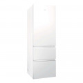 Frigorífico combi Haier HTR3618CNPW, 185 x 59.5 x 66.7 cm, No Frost, clase C, 173 kWh/año, 35 dB, 360 litros, Fresh 0°C, Direct Access, blanco - imagen 2
