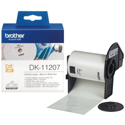 DK-11207 cinta para impresora de etiquetas Negro sobre blanco