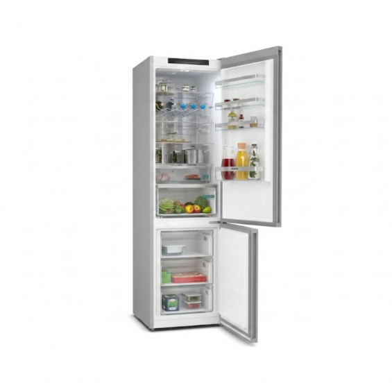 Frigorífico combi Siemens KG39NVIAG, 203 x 60 x 66.5 cm, Total No Frost, clase A, 112 kWh/año, 29 dB, 363 litros, hyperFresh 0°C, acero inoxidable - imagen 2
