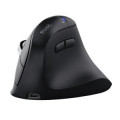 MOUSE TRUST VYRAN WIRELESS ERGO 2400DPI 7 BOTONES HYPERSCROLL MULTIDEVICE RECARGABLE USB-C NEGRO