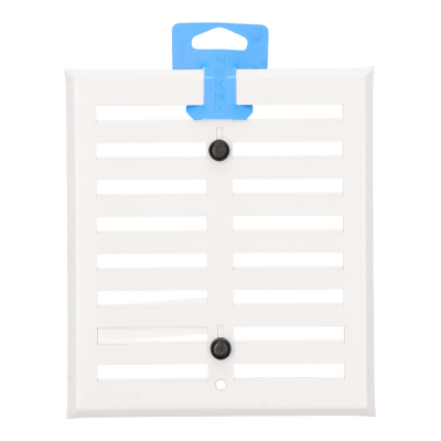 Rejilla regulable. aluminio 0.8 blanco 170x190mm