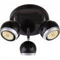 PLAFON 3 LUCES LED OMAN NGR-CROMO