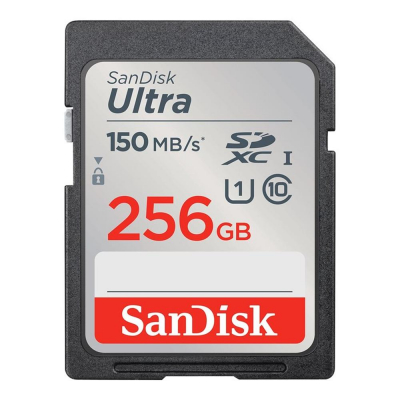 Tarjeta memoria secure digital sdxc 256gb sandisk ultra clase 10 uhs - i u1