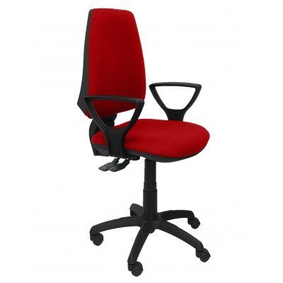 Silla Elche S bali color rojo brazos fijos