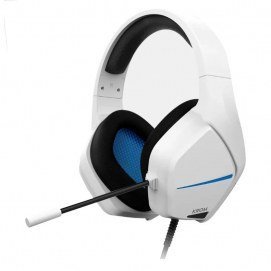 Auriculares Nox KROM KOPA MOVE, Gaming, Estétreo, blanco y azul