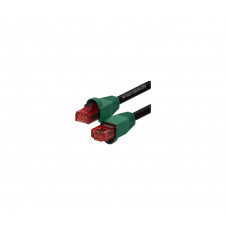 WP WPC-PAT-6U020BL-O cable de red Negro, Verde, Rojo 2 m Cat6 U/UTP (UTP)