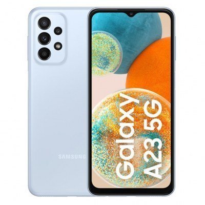 Telefono movil smartphone samsung galaxy a23 6.6pulgadas azul 5g - 128gb rom - 4gb ram - 50+5+2+2 mpx - 8 mpx - 5000 mah - dual sim