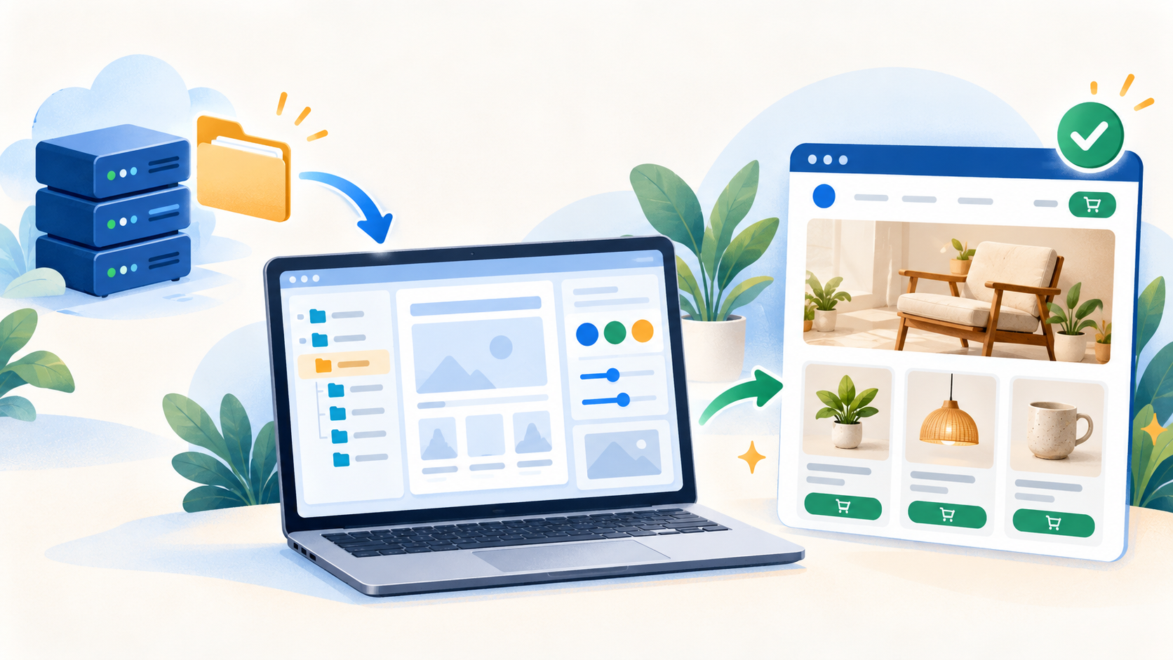 Cómo rediseñar tu tienda online con IA: del FTP a la web