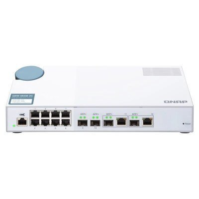 Switch qnap qsw - m408 - 2c 8xgbe 2x10gbe combo