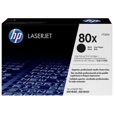 HP CF280X Negro Cartucho de Toner Original - 80X