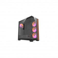 DarkFlash DS900 Black doble cristal templado y frontal madera