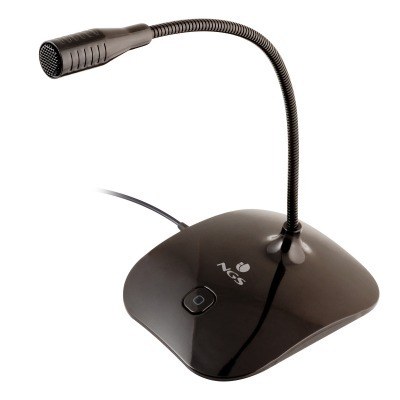 JACK 3,5mm DESKTOP MICROPHONE METAL FLEXIBLE ARM-MUTE BUTTON