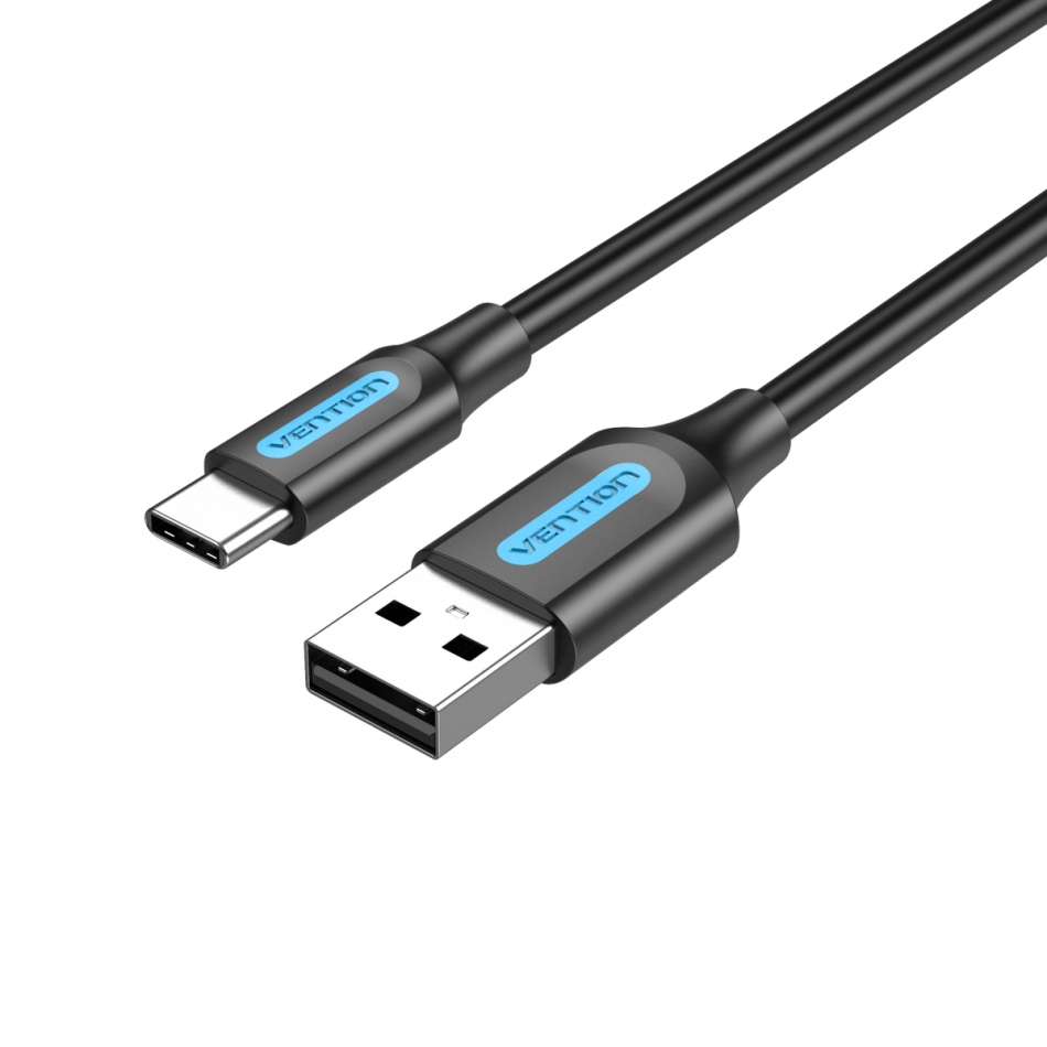 Cable USB 2.0 Tipo-C Vention COKBH/ USB Macho - USB Tipo-C Macho/ 2m/ Gris