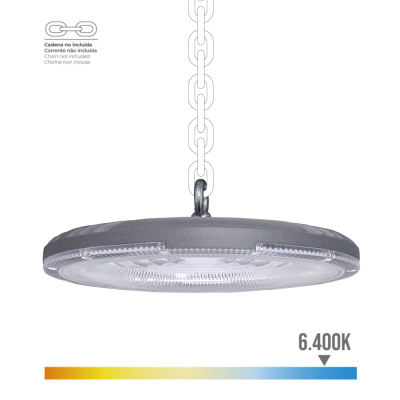 Campana led 100 w 6400 k 10000 lm ø26 x 4,5 cm