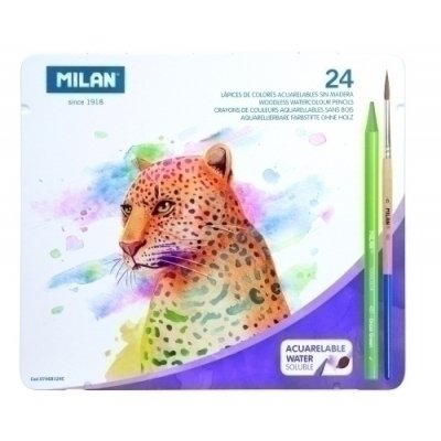 LAPICES MILAN ACUARELABLES est.MET.24