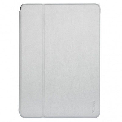 Targus Click-In - Funda con tapa para tableta - poliuretano, poliuretano termoplástico (TPU) - plata - 10.2 - 10.5 - para Apple 10.2-inch iPad (7th generation, 8th generation), 10.5-inch iPad Air (3