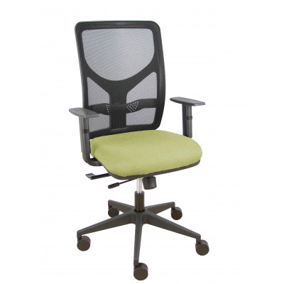 Silla Motilla traslack malla negra asiento bali verde oliva brazo regulable