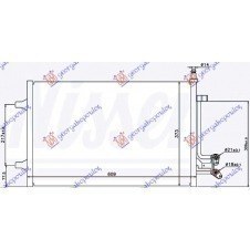 CONDESADOR 1,6 TDCi (55,5x38x1,6)