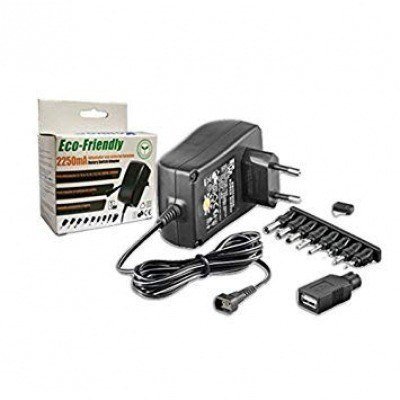 Alimentador Universal 3-12Vdc 2,25Amp 27W 1xUSB