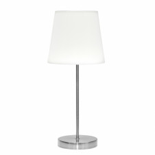 Sobre Mesa Maldivas 1xe14 Niquel/blanco 46x20x20 Cm