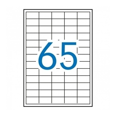 Apli Etiquetas Permanentes Blancas 38 x 21.2 mm - 100 Hojas