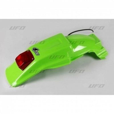 Guardabarros trasero UFO verde Kawasaki KDX 200 KA02715#026