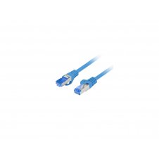 Lanberg PCF6A-10CC-0025-B cable de red Azul 0,25 m Cat6a S/FTP (S-STP)