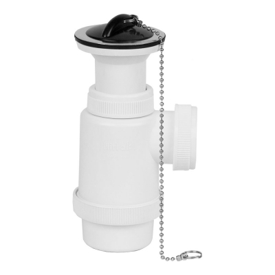 Sifon de botella extensible v70 1 1/2 con cadena y tapon