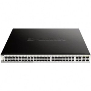 Conmutador Ethernet D-Link DGS-1210-52MP 52 Puertos/ RJ-45 10/100/1000 PoE/ SFP