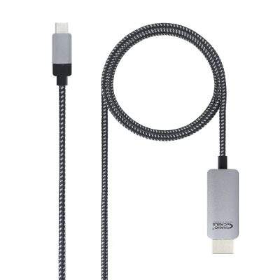 10.15.5103 adaptador de cable de vídeo 3 m USB Tipo C HDMI Aluminio, Negro