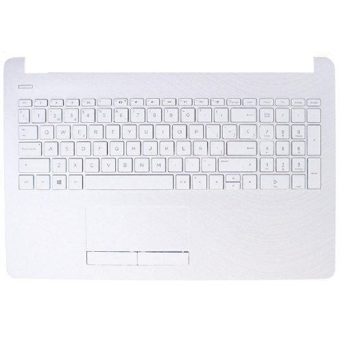 Top case + teclado HP 15-BS / 15-BW Blanco brillo 938651-071