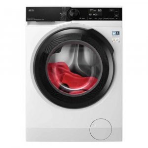 Lavadora Aeg LFR7304L4B, 11kg, 1400rpm, clase A, 12 programas, 72dB, display, ProSteam, blanco y negro