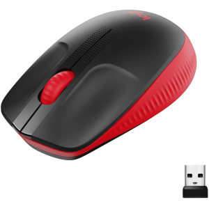 Ratón Logitech M190 WIRELESS rojo