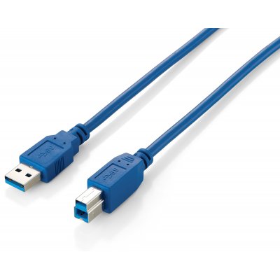 128292 Cable USB 3.0 Tipo A Macho a Tipo B Macho , 1,8m , Azul