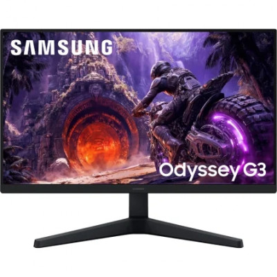 Monitor Gaming Samsung Odyssey G3 S24HG302EU 24/ Full HD/ 1ms/ 200Hz/ VA/ Regulable en altura/ Negro