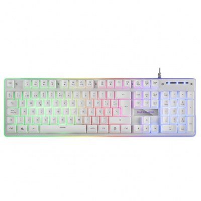 Teclado mars gaming mk220 usb frgb membrana blanco