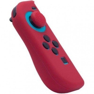 Funda Protectora de Silicona para Joy-Con Izquierdo + Grip para Nintendo Switch FR-TEC/ Rojo