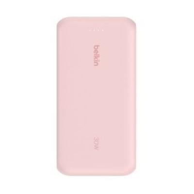 POWERBANK BELKIN BPB024HQPK CABLE USB-C INTEGRADO ROSA 20000 mAH 1xUSB-C 1xUSB-A 30W