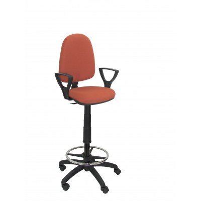 Taburete Aýna bali marrón brazos fijos