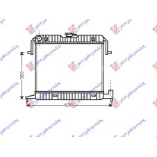 RAD. 1.8-2.0 cc -A/C (40x50) (COPPER)