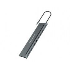 Docking Conceptronic 12en1 Usb-c 18cm Gris