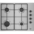 Placa Beko HIGG64103SX GAS INOX 60cm / 4 fuegoso