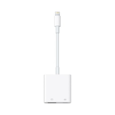 Adaptador Apple MK0W2ZM/A de conector Lightning a USB 3.0/ para Cámaras