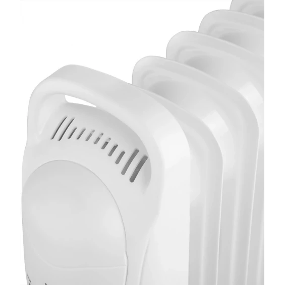 Radiador de aceite Orbegozo Junior RO 1220, 1.200 W, 9 elementos, termostato regulable, blanco - imagen 5
