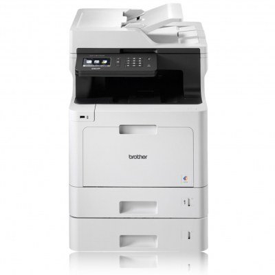 Multifuncion brother laser - led color dcpl8410cdwlt a4 - 31ppm - 512mb - usb - wifi - red cableada - doble bandeja 250 hojas - duplex impresion - conectividad movil - adf 50 hojas - pantall