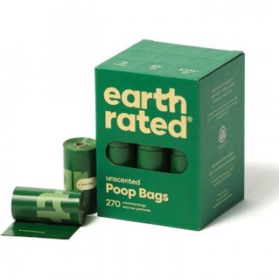 BOLSAS EARTH RATED PARA EXCREMENTOS DE PERROS, LAVANDA-AROMATIZADO